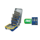 Irwin Hanson 29 Pc. Cobalt Drill Bit Set w/FREE 5 Pc. Spiral Flute Screw Extractor
