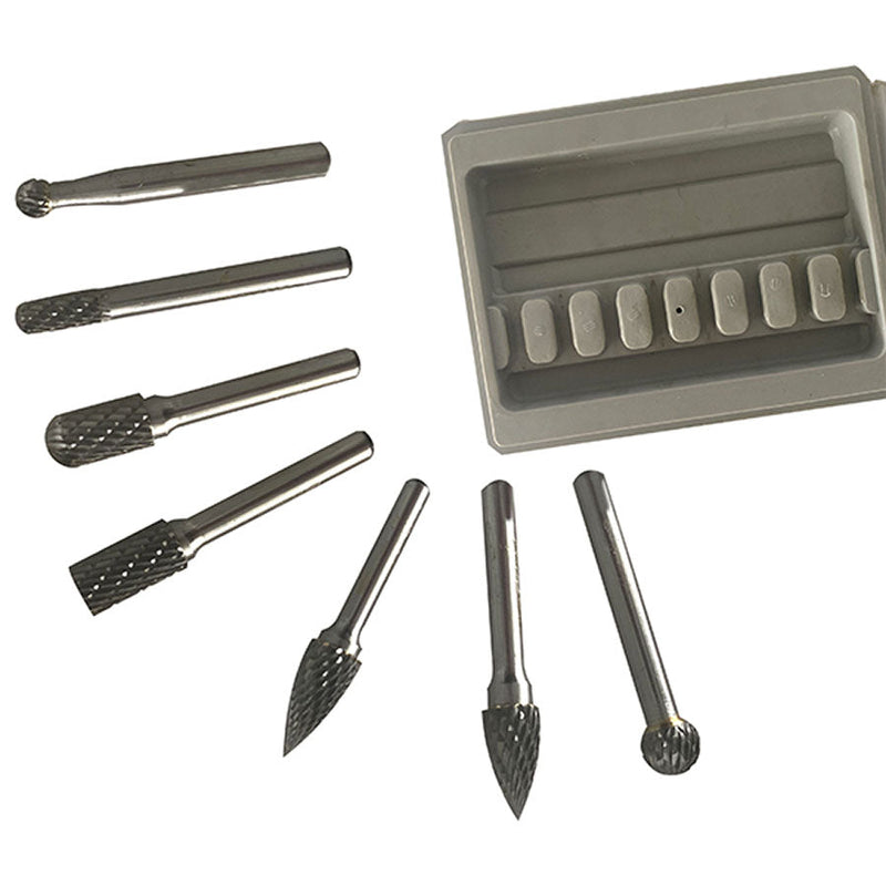 ATD Tools 8 Pc. 1/4" Carbide Burr Set