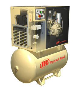 Ingersoll Rand 15HP 230/3 150PSI 120 Gallon Rotary Screw Air Compressor Total Air System