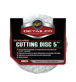 Meguiar's 5" DA Microfiber Cutting Disc, 2 Pack