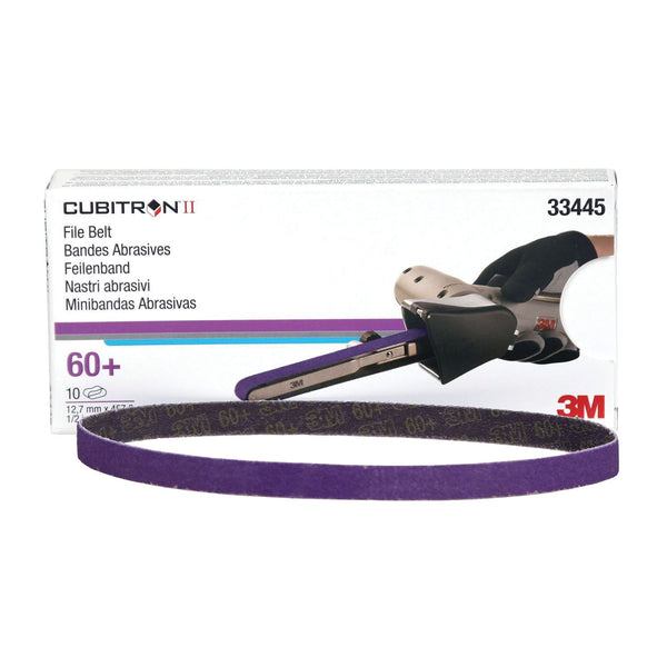 3M CUBITRON II FILE SANDING BELT 1/2x18 60GRIT