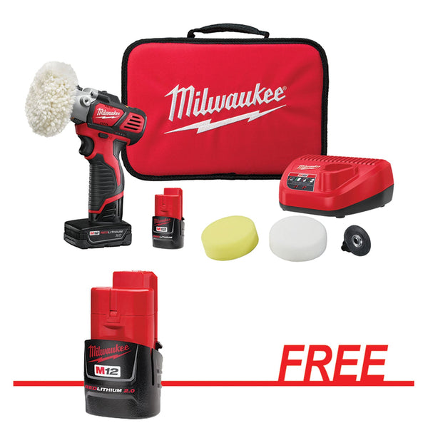 Milwaukee M12™ Variable Speed Polisher/ Sander Kit