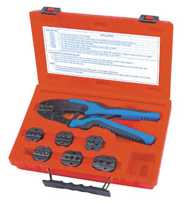 S & G Tool Aid Quick Change Ratcheting Terminal Crimping Kit