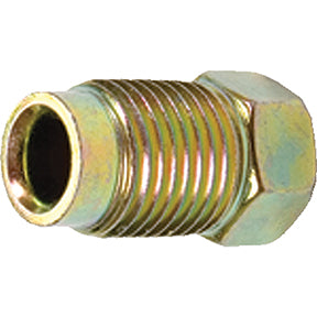 SUR&R Auto Parts M10 x 1.0 Gold Inverted Flare Nut